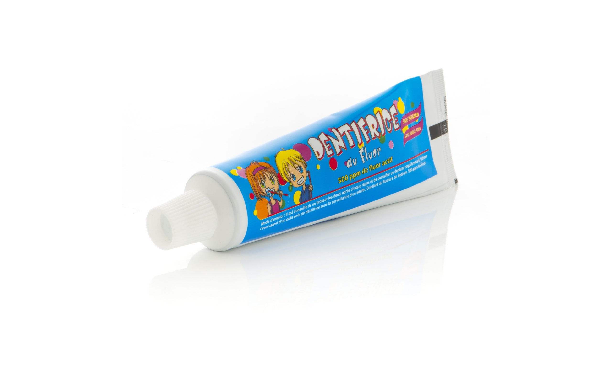 dentifrice-enfant-bleu Yrtex - hygiène bucco-dentaire